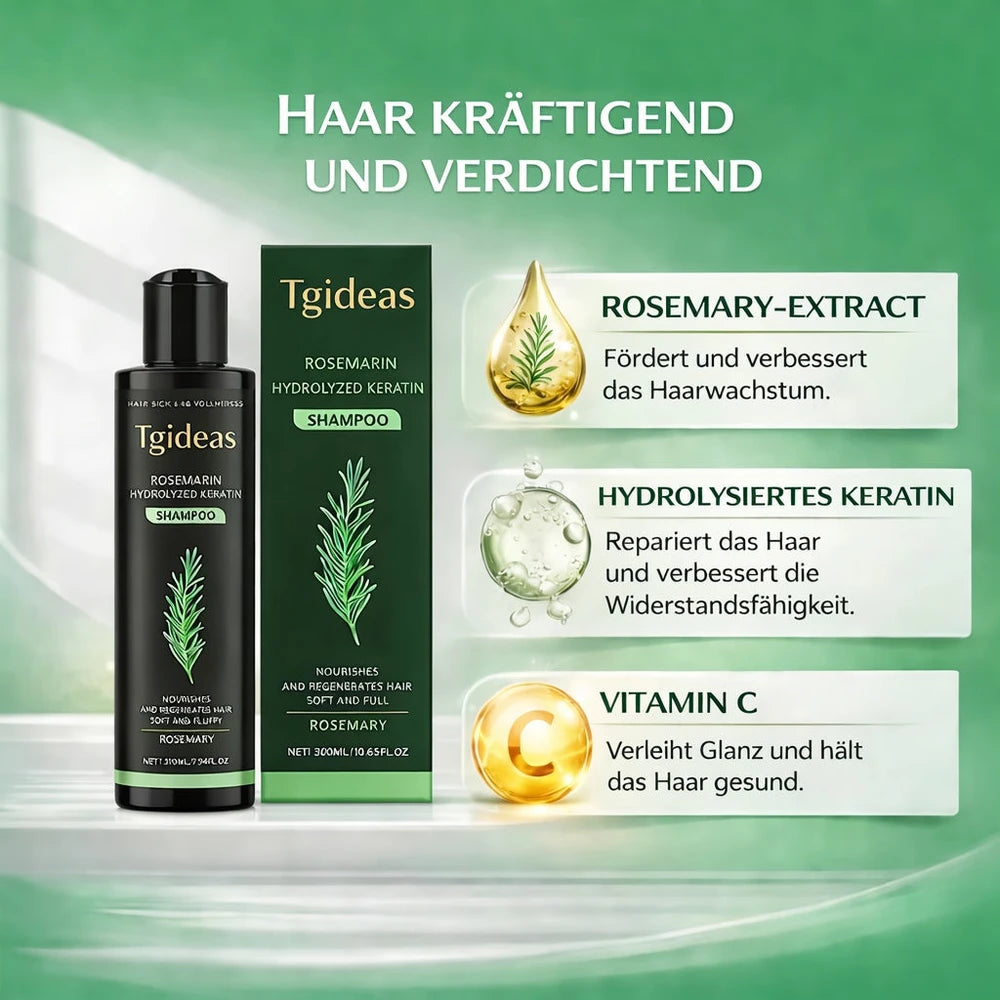 Rosmarin Shampoo gegen Haarausfall – Sichtbar mehr Fülle & Stärke