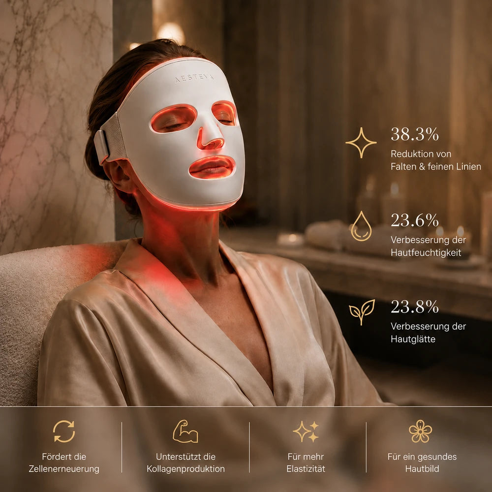 Aesteva LED Rotlichtmaske