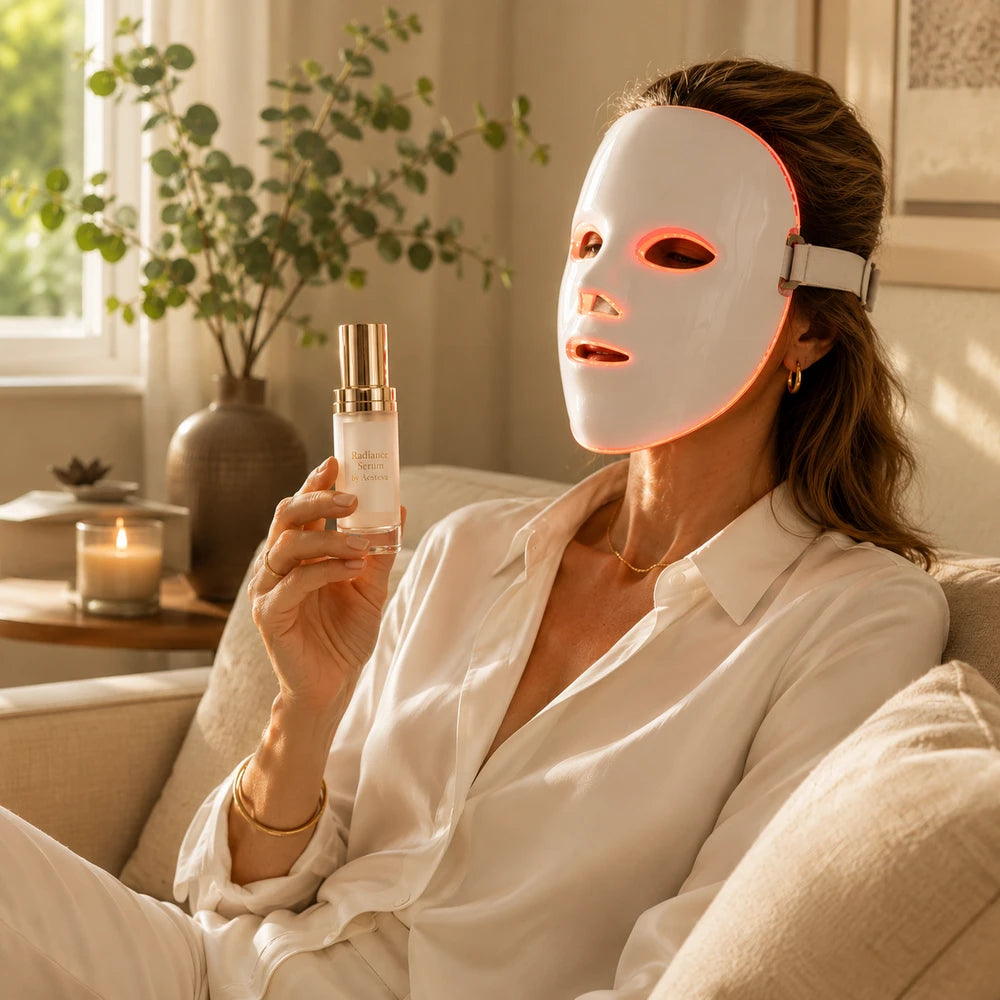 Aesteva LED Rotlichtmaske