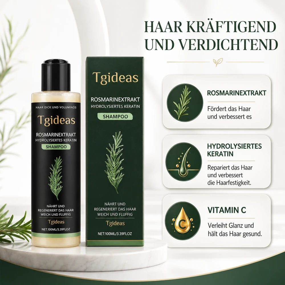 Rosmarin Shampoo gegen Haarausfall – Sichtbar mehr Fülle & Stärke