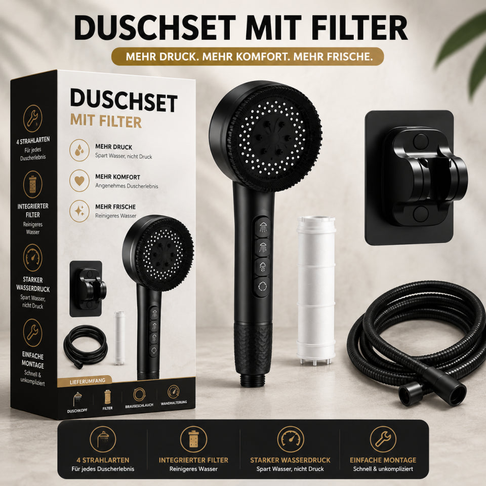 KlarStrahl™ | Mehr Wasserdruck. Weniger Verunreinigungen.