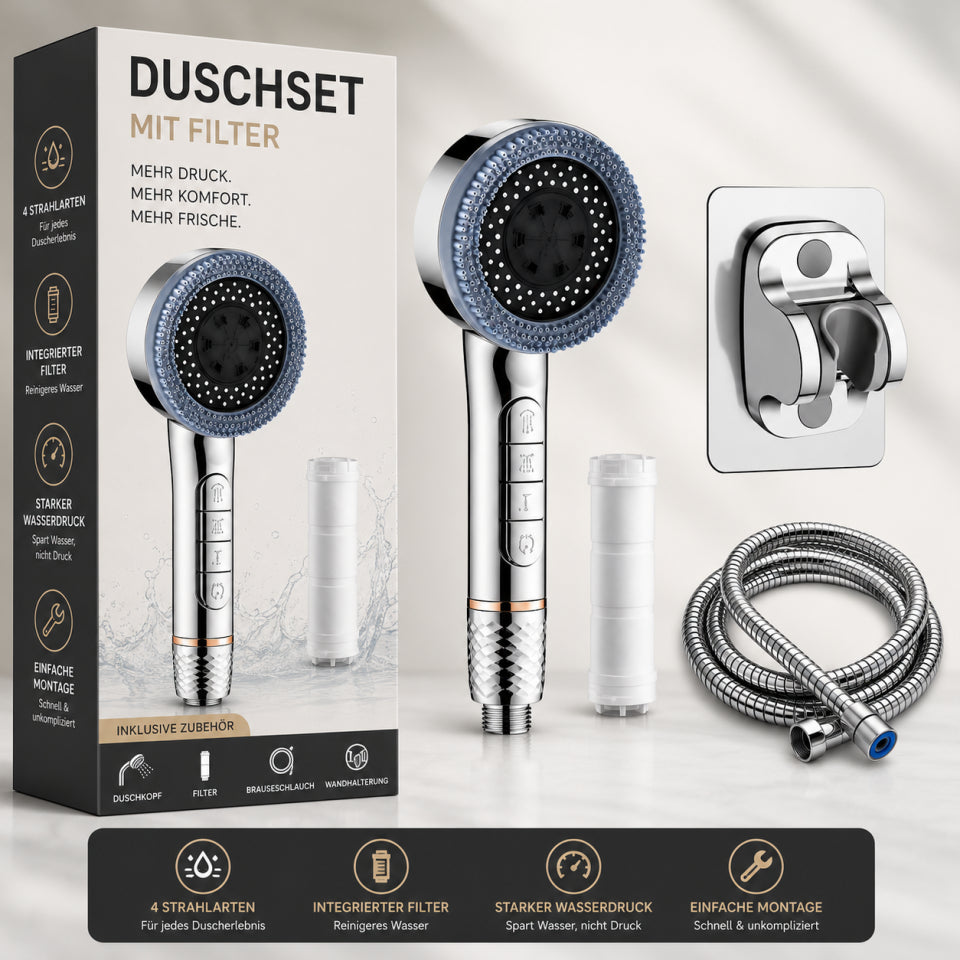 KlarStrahl™ | Mehr Wasserdruck. Weniger Verunreinigungen.