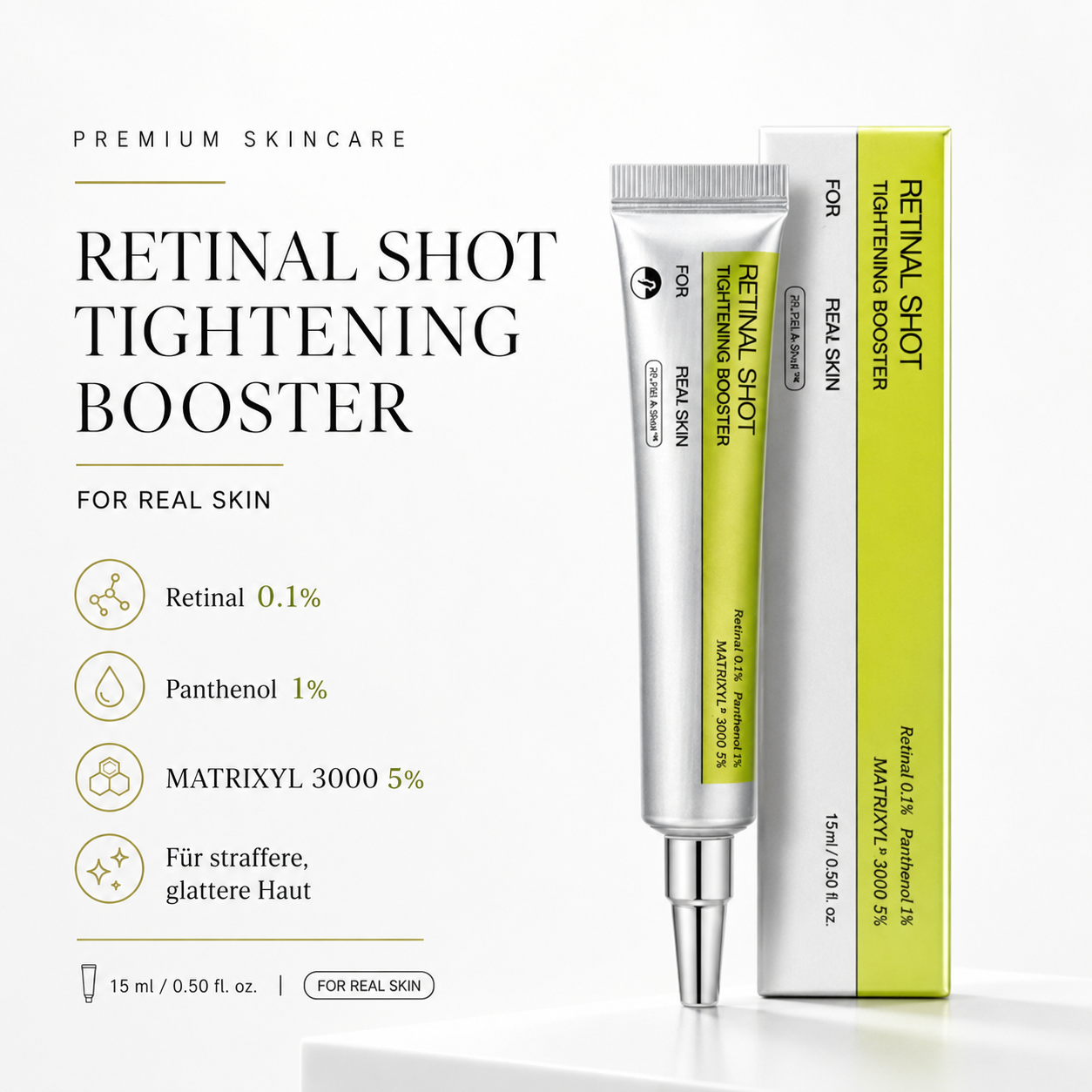 Retinol Kraftserum für Männer Haut