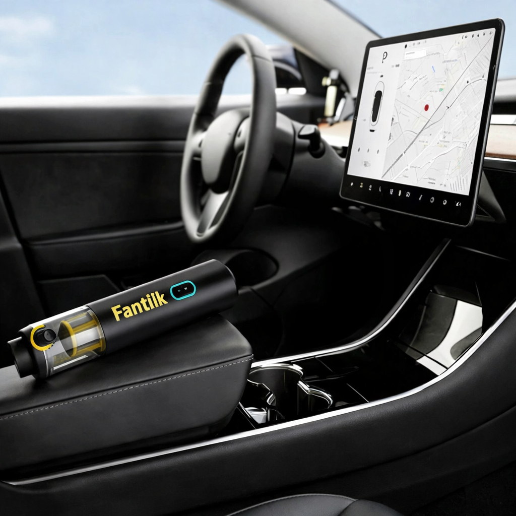 Kompakter Autohandstaubsauger für Alltag und Reisen