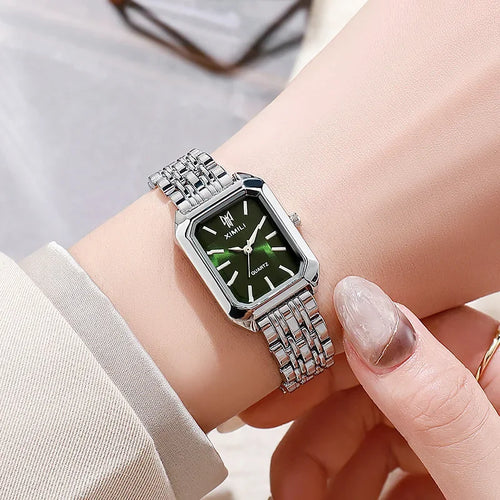 Klassische Edelstahl Uhr