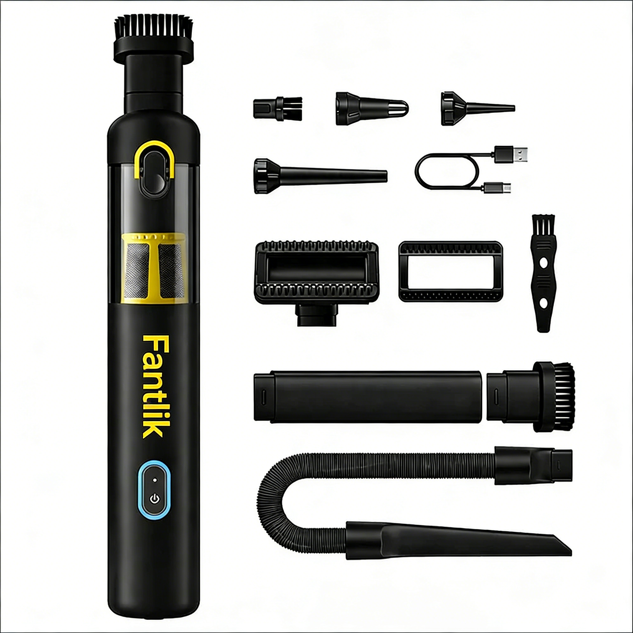 Kompakter Autohandstaubsauger für Alltag und Reisen